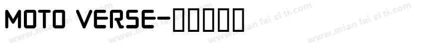 MOTO VERSE字体转换